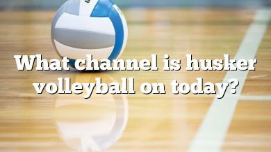 What channel is husker volleyball on today?