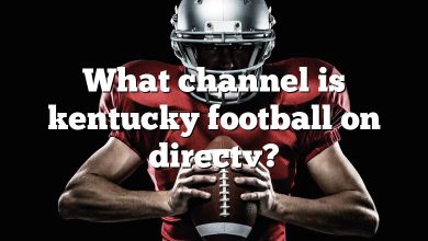 What channel is kentucky football on directv?