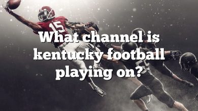 What channel is kentucky football playing on?