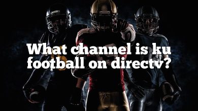 What channel is ku football on directv?