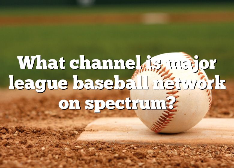 Watch Sports on MLB Network  Spectrum On Demand