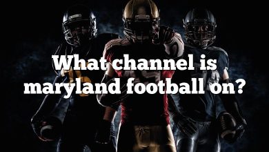 What channel is maryland football on?