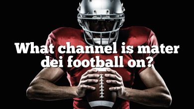 What channel is mater dei football on?