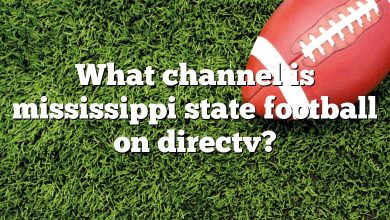 What channel is mississippi state football on directv?