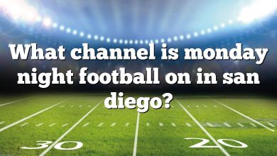 What channel is monday night football on in san diego?