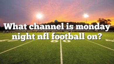 What channel is monday night nfl football on?