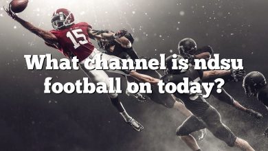 What channel is ndsu football on today?