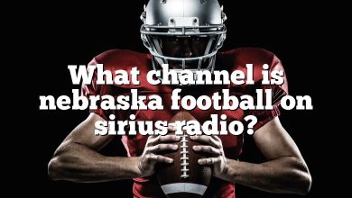 What channel is nebraska football on sirius radio?