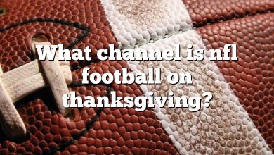 What channel is nfl football on thanksgiving?