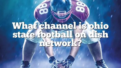 What channel is ohio state football on dish network?