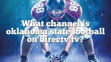 What channel is oklahoma state football on directv tv?