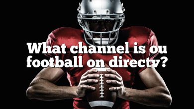 What channel is ou football on directv?