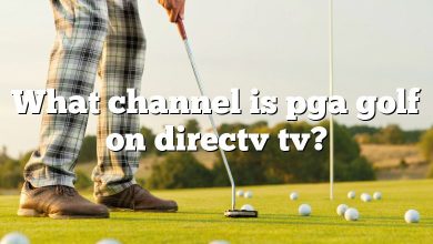 What channel is pga golf on directv tv?