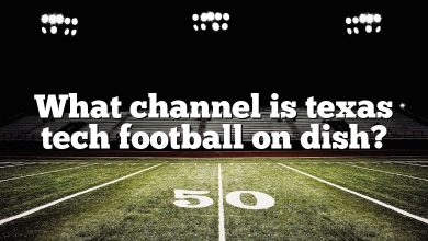What channel is texas tech football on dish?