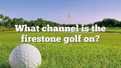 What channel is the firestone golf on?