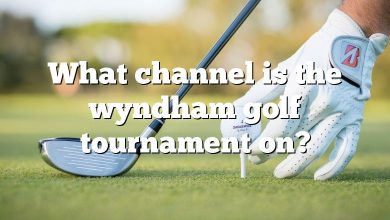 What channel is the wyndham golf tournament on?