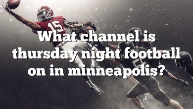 What channel is thursday night football on in minneapolis?