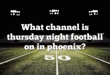 What channel is thursday night football on in phoenix?