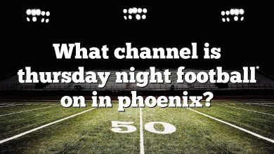 What channel is thursday night football on in phoenix?