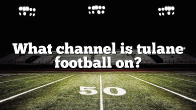 What channel is tulane football on?