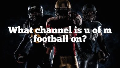 What channel is u of m football on?