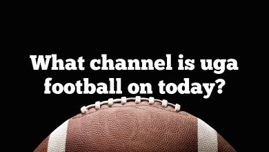 What channel is uga football on today?