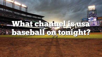 What channel is usa baseball on tonight?