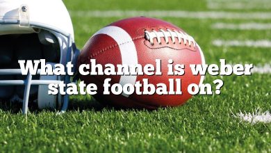 What channel is weber state football on?