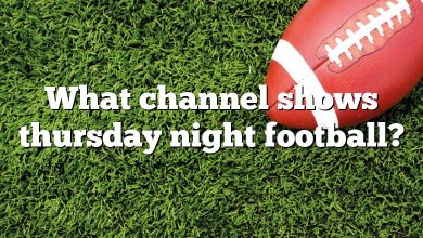 What channel shows thursday night football?