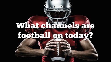 What channels are football on today?