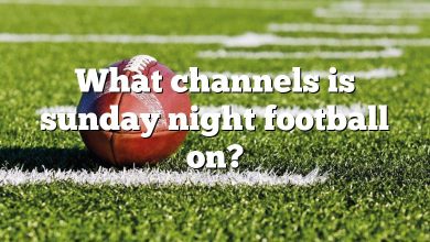 What channels is sunday night football on?