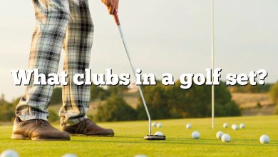 What clubs in a golf set?