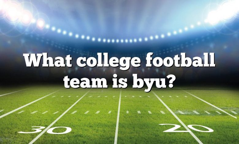 What college football team is byu?