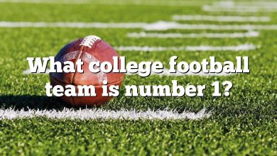 What college football team is number 1?