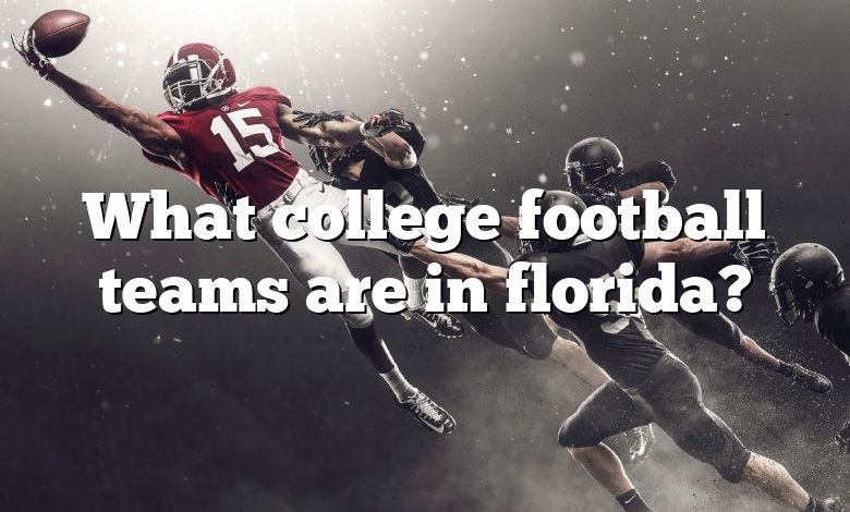 What college football teams are in florida?