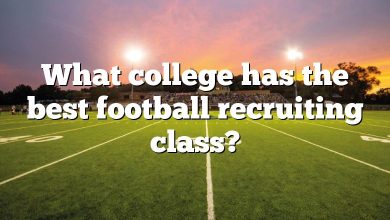 What college has the best football recruiting class?