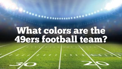 What colors are the 49ers football team?