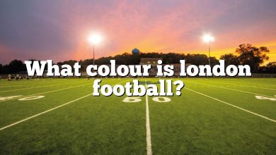 What colour is london football?