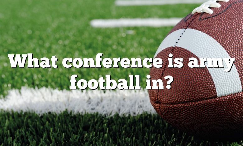 What conference is army football in?