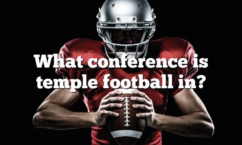 What conference is temple football in?