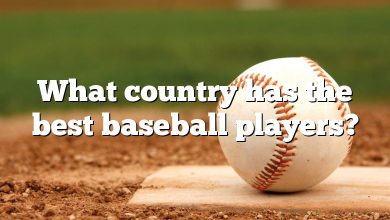 What country has the best baseball players?