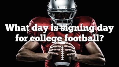 What day is signing day for college football?