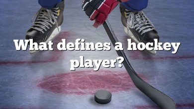 What defines a hockey player?