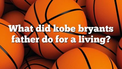 What did kobe bryants father do for a living?