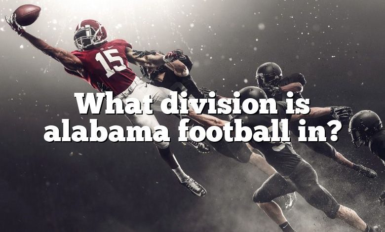 What division is alabama football in?