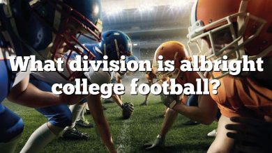 What division is albright college football?