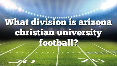 What division is arizona christian university football?