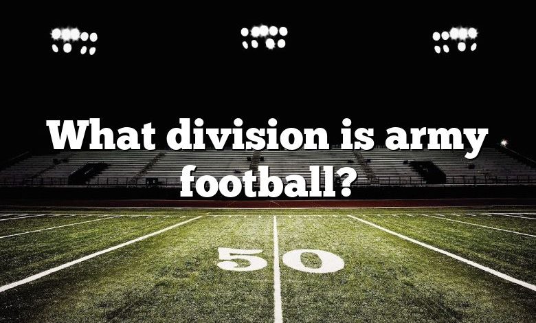 What division is army football?