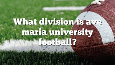 What division is ave maria university football?