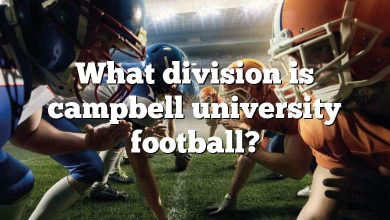 What division is campbell university football?